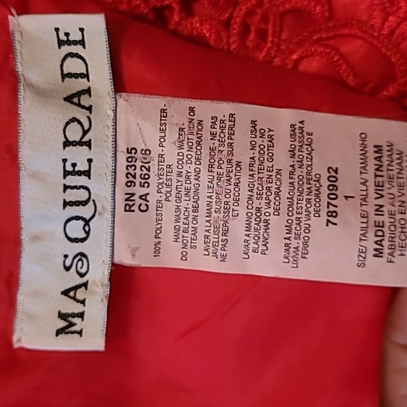 Red Lace Satin Halter Crop Top Women's 1 Sexy Romantic Party Elevated Casual - Picture 6 of 10